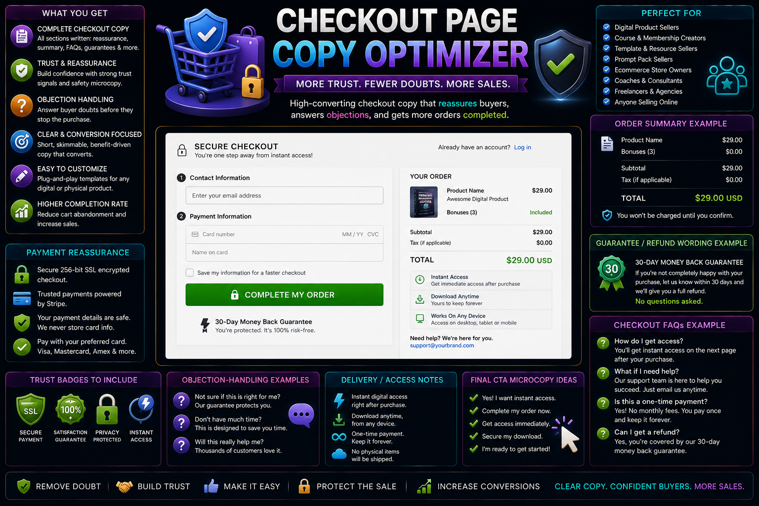 Checkout Page Copy Optimizer