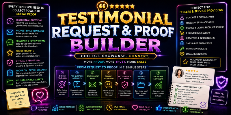 Testimonial Request & Proof Builder