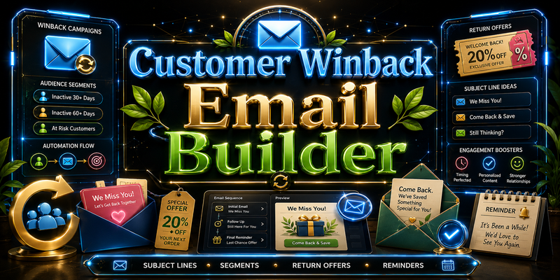 Customer Winback Email Builder