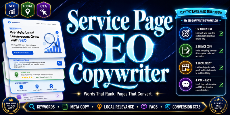 Service Page SEO Copywriter