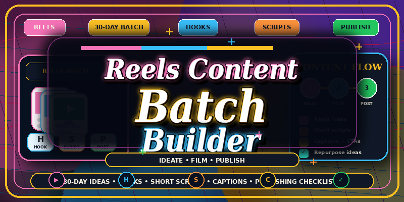 Reels Content Batch Builder