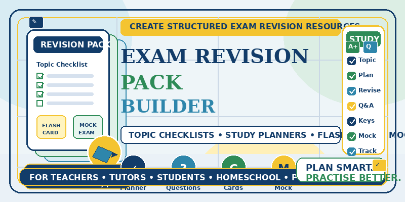Exam Revision Pack Builder