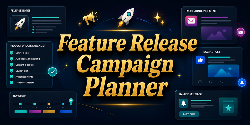 Feature Release Campaign Planner