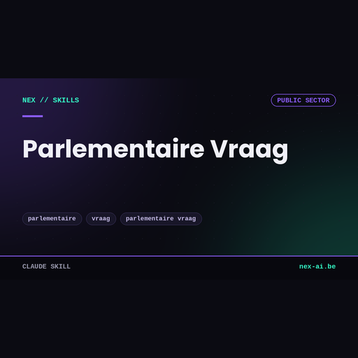 parlementaire-vraag
