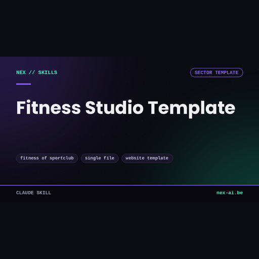 nex-fitness-studio-template