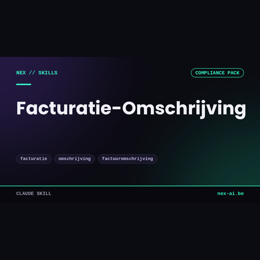 facturatie-omschrijving