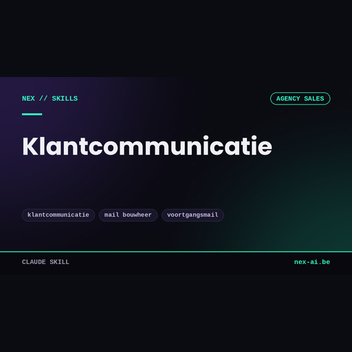 klantcommunicatie