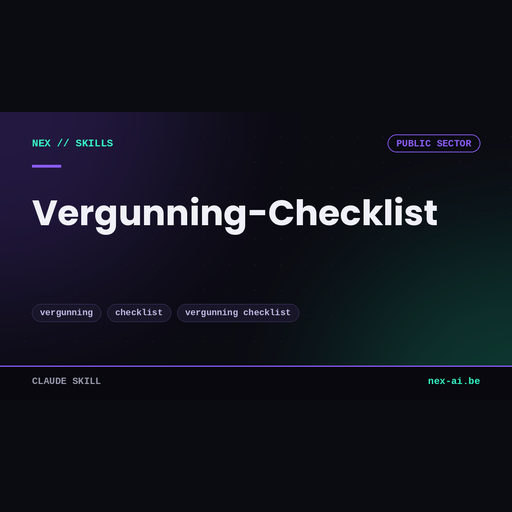 vergunning-checklist