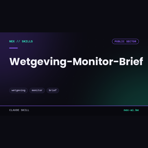 wetgeving-monitor-brief