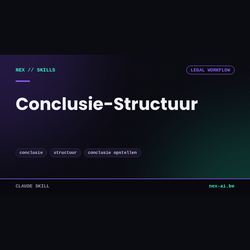 conclusie-structuur