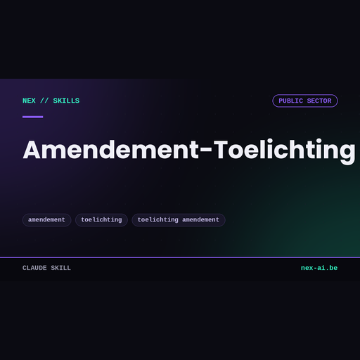 amendement-toelichting