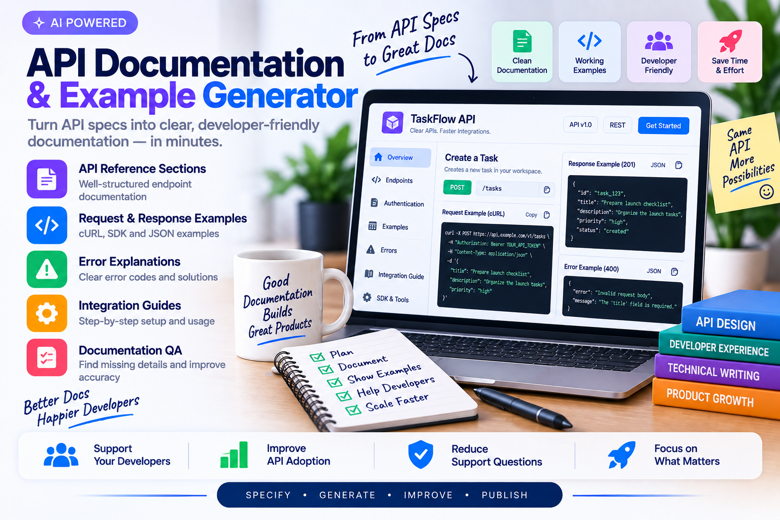 API Documentation & Example Generator