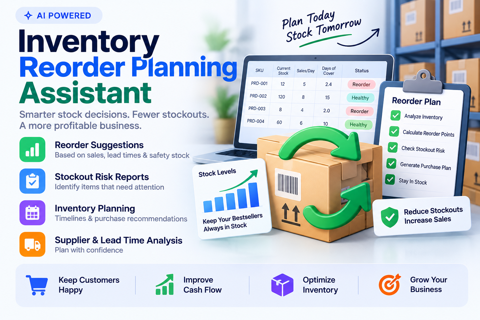 Inventory Reorder Planning Assistant