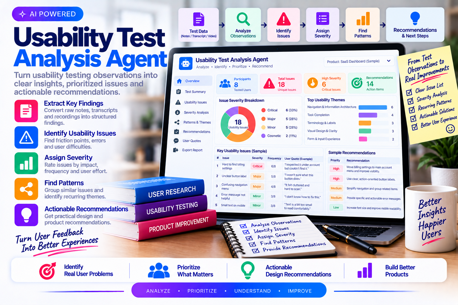 Usability Test Analysis Agent