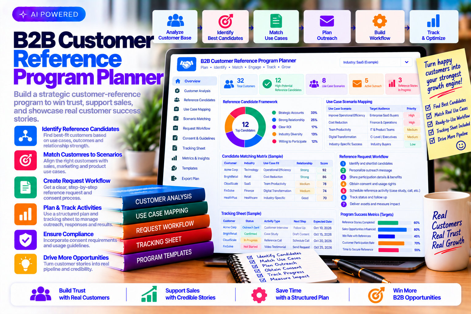 B2B Customer Reference Program Planner