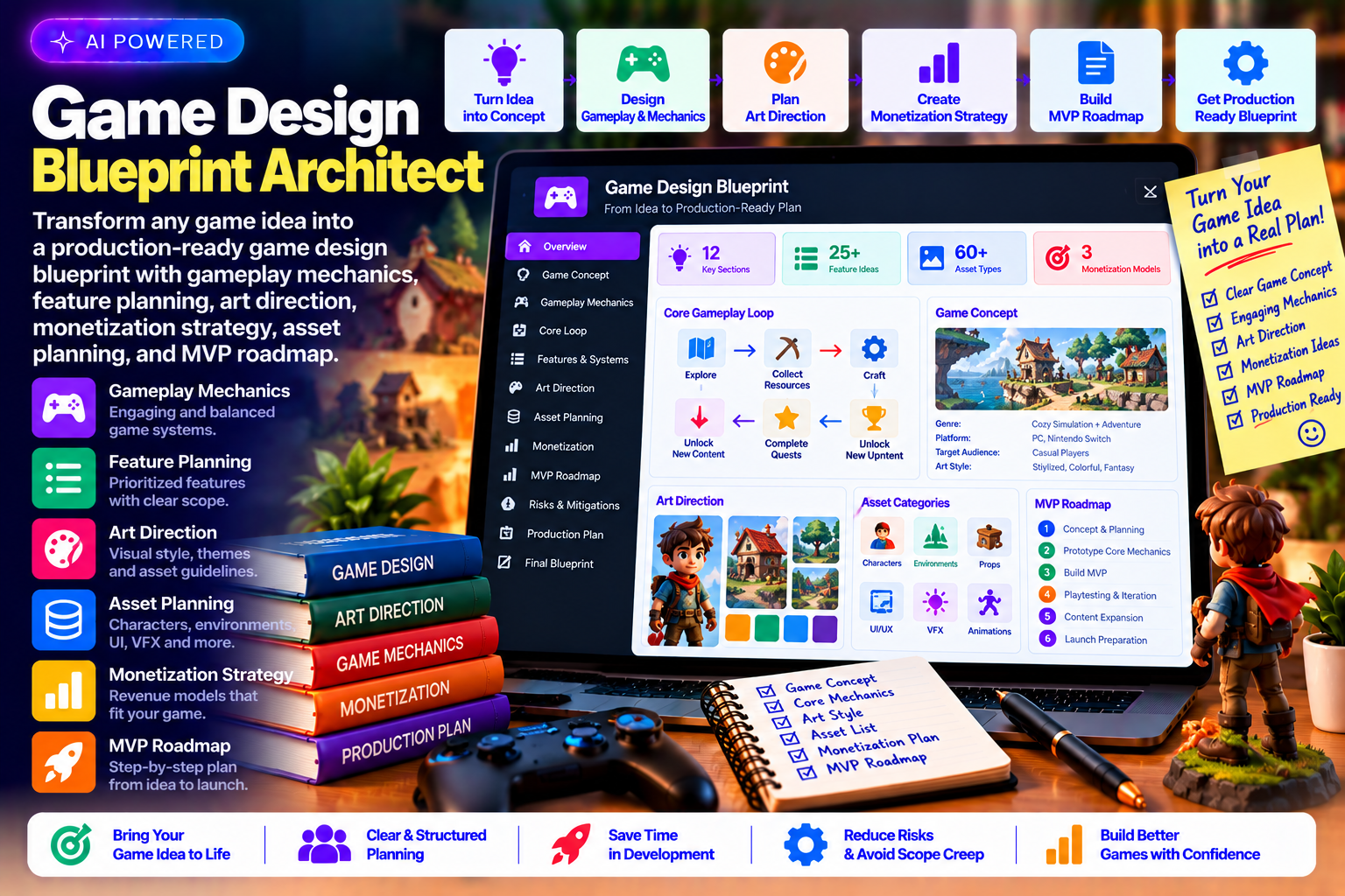 Game Design Blueprint Architect skill