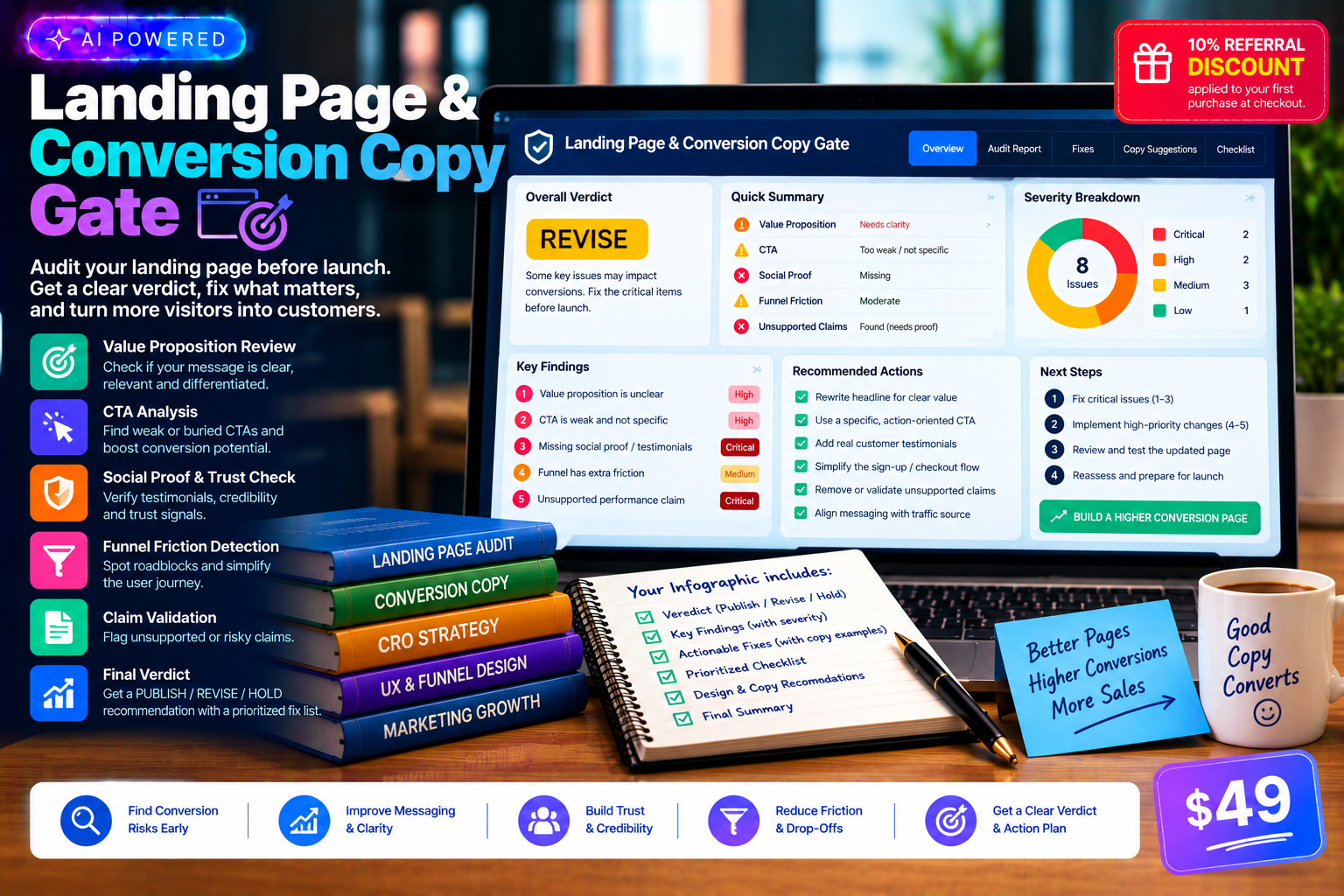 Landing Page & Conversion Copy Gate Skill Pro