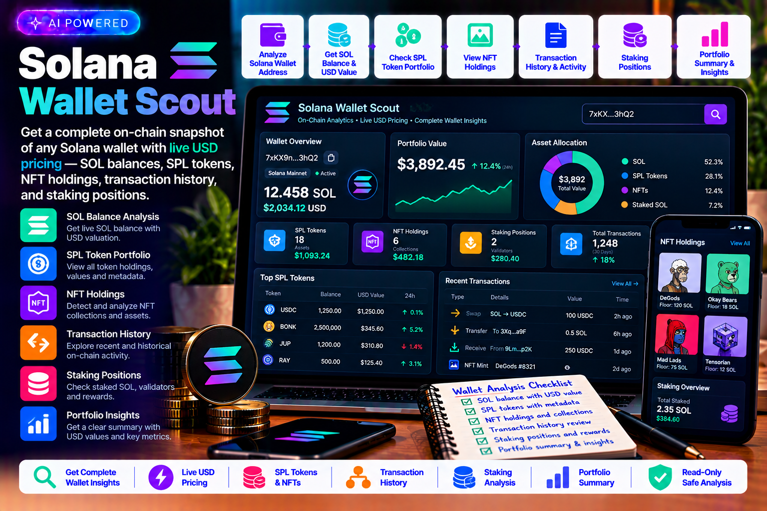 Solana Wallet Scout Skill
