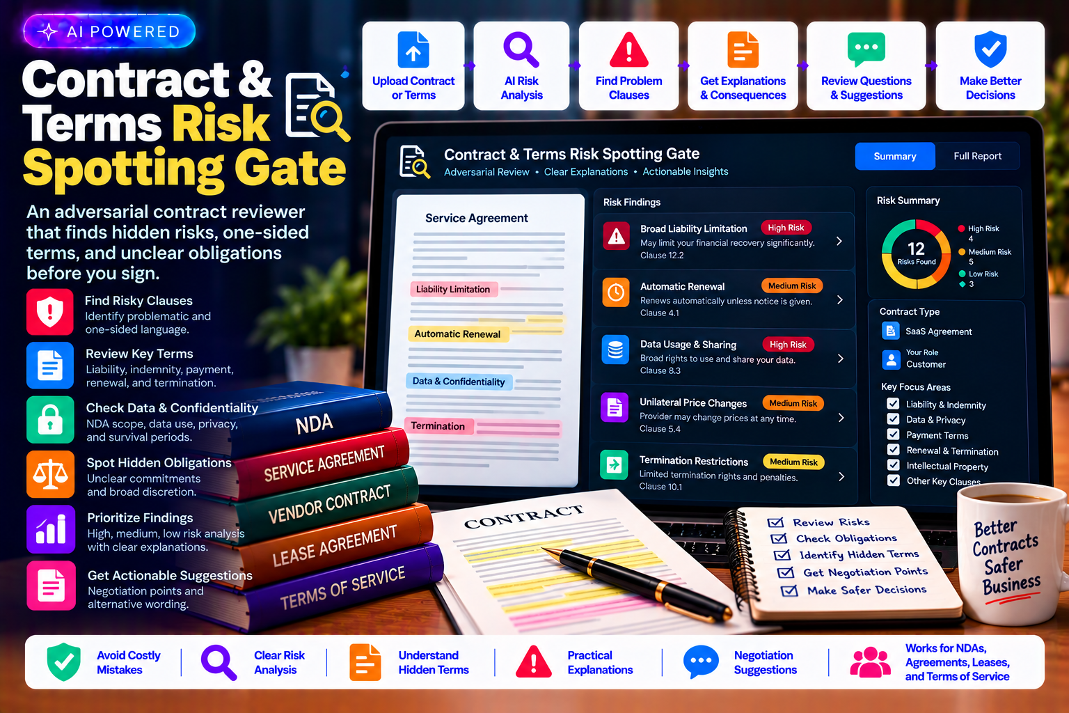 Contract & Terms Risk Spotting Gate Skill