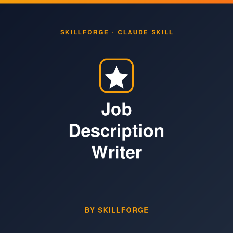 Job Description Writer