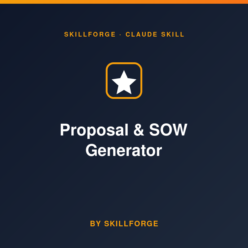 Proposal & SOW Generator