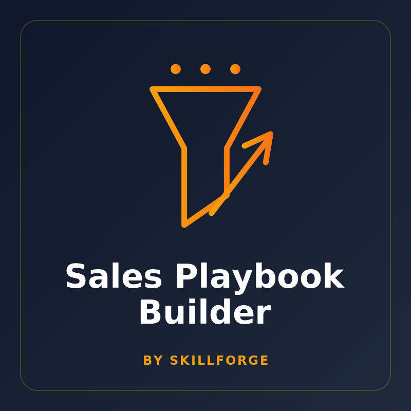 Sales Playbook Builder