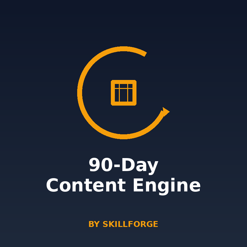 90-Day Content Engine
