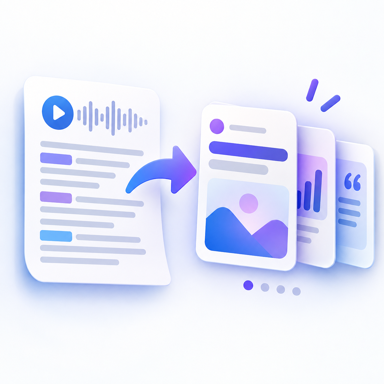 Video Transcript Carousel Post Architect