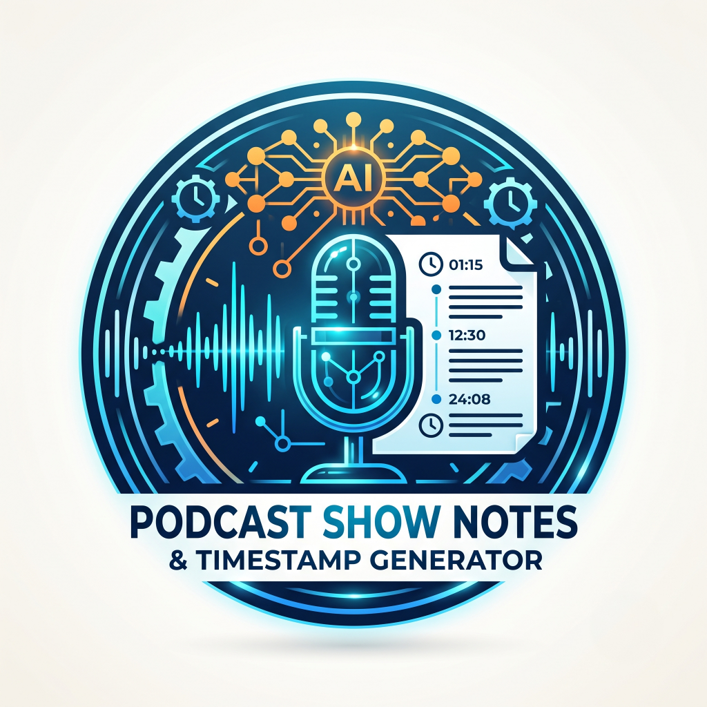 Podcast Show Notes & Timestamp Generator