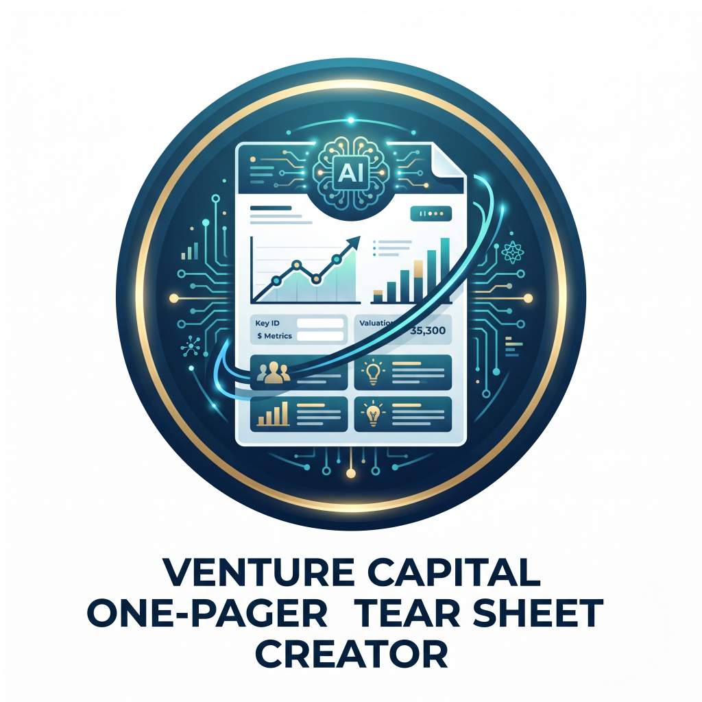Venture Capital One-Pager (Tear Sheet) Creator