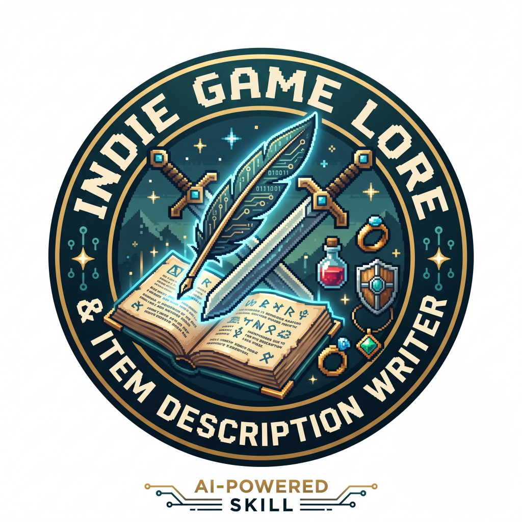 Indie Game Lore & Item Description Writer