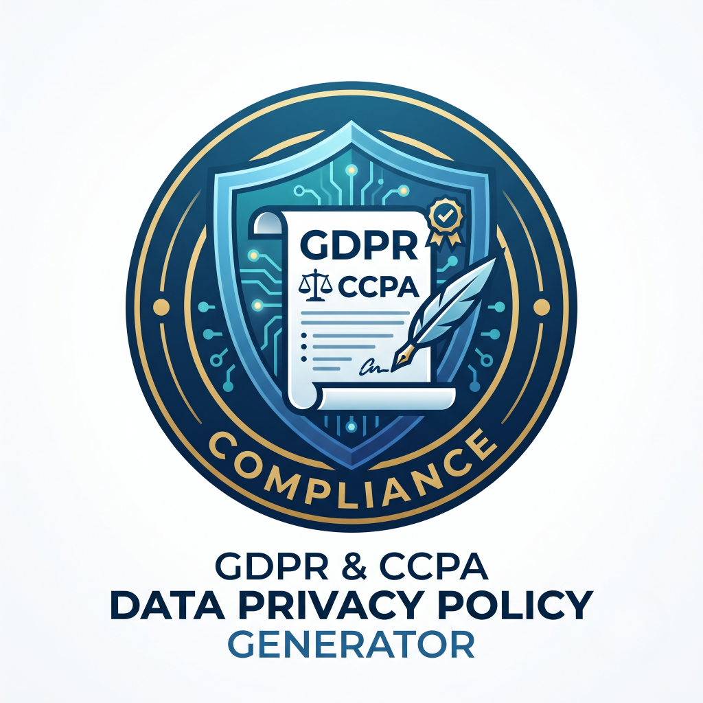 GDPR & CCPA Data Privacy Policy Generator