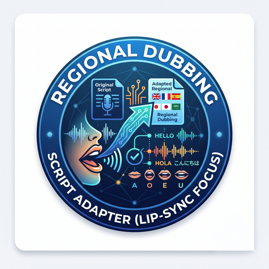 Regional Dubbing Script Adapter (Lip-Sync Focus)