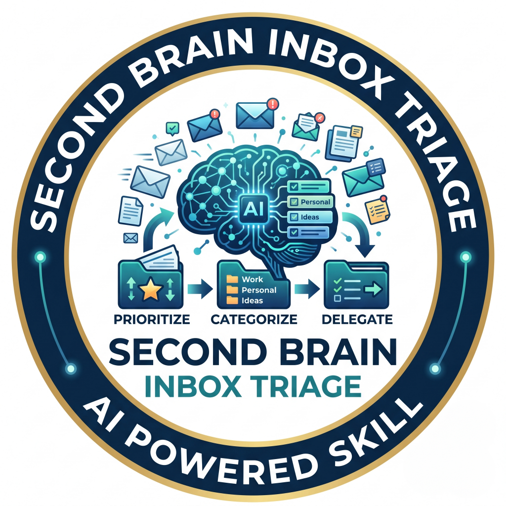 Second Brain Inbox Triage — CODE Framework Skill
