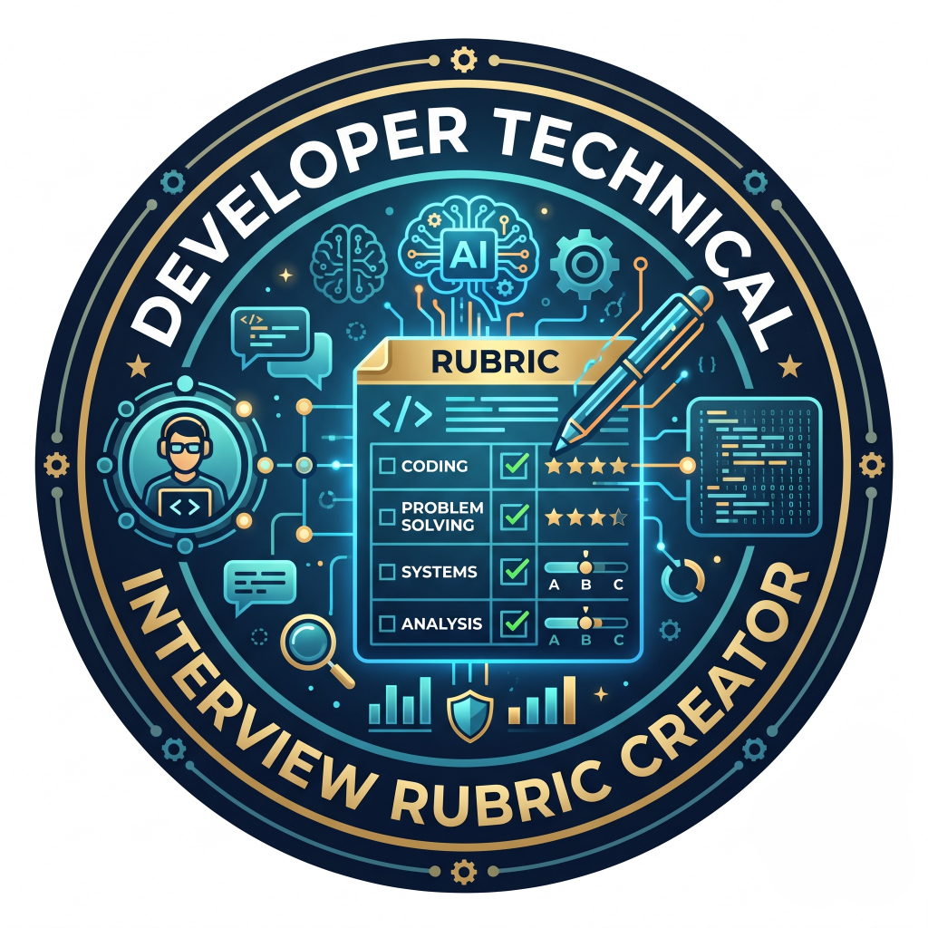 Developer Technical Interview Rubric Creator