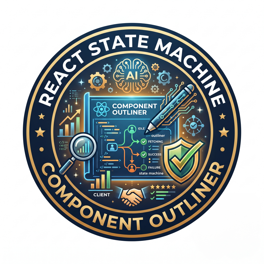 React Component State Machine Outliner