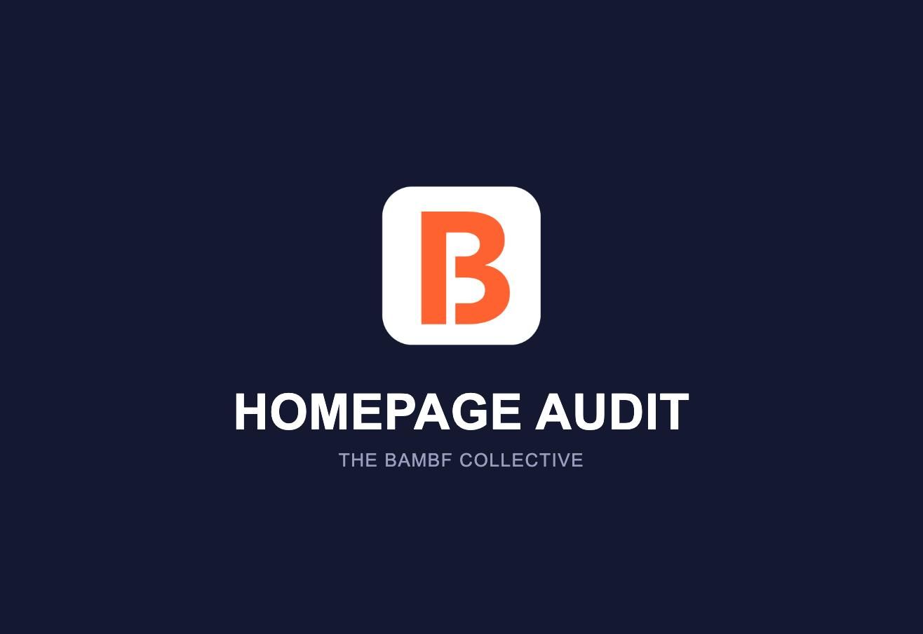 Homepage Audit