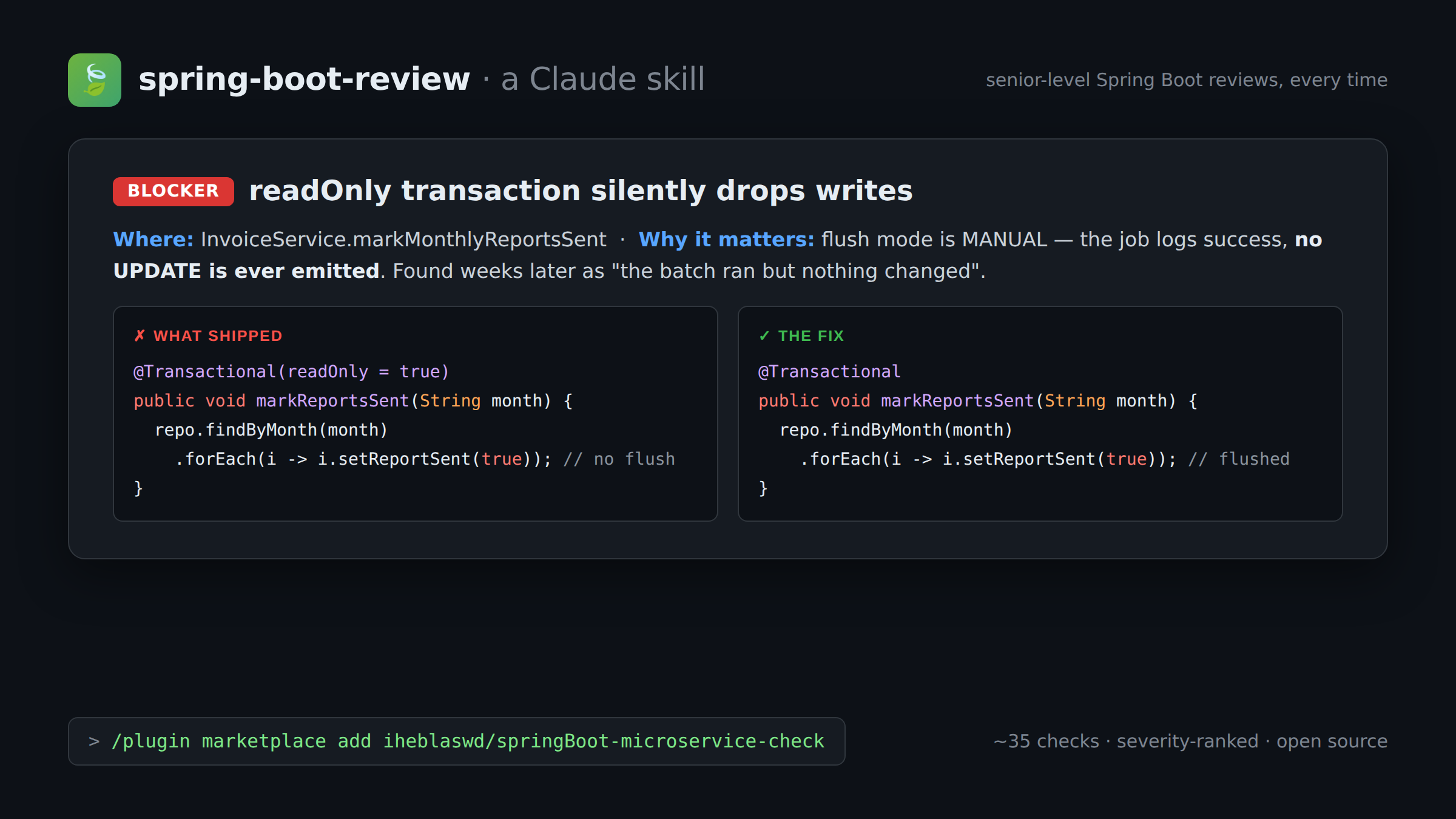 spring boot microservice review