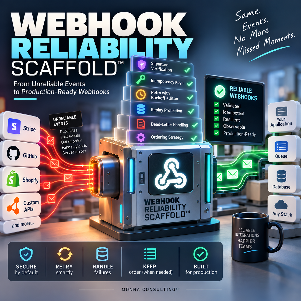 webhook reliability scaffold