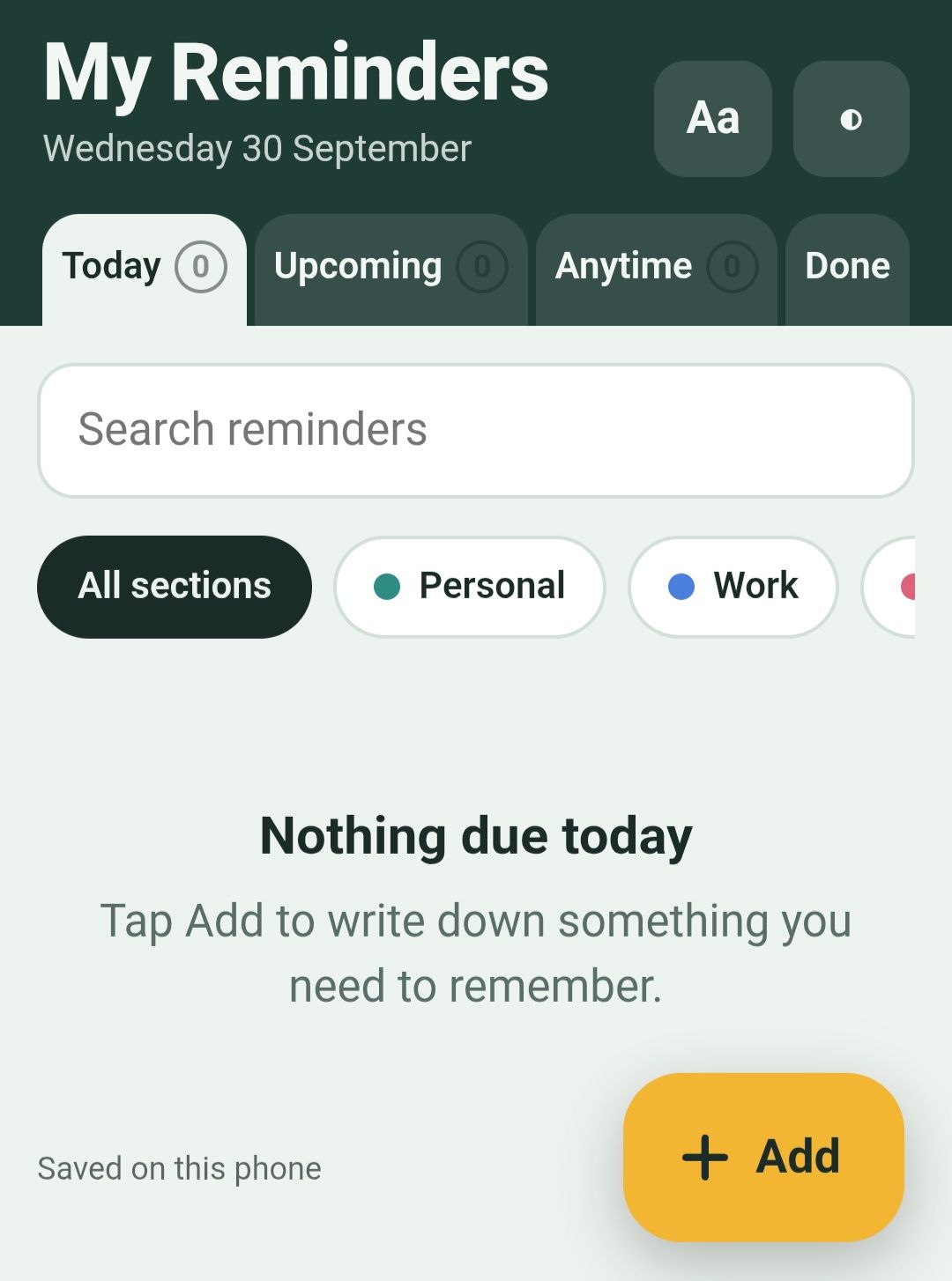 reminder notebook