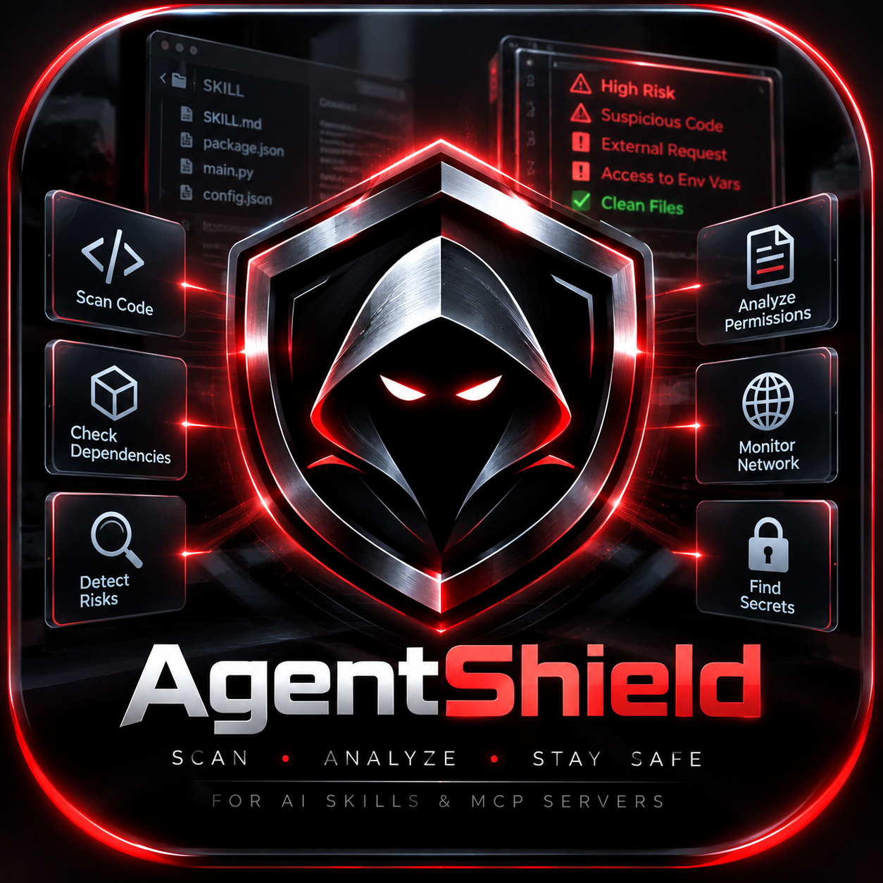 AgentShield — AI Skill & MCP Security Scanner