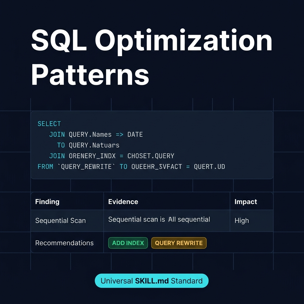 sql optimization patterns