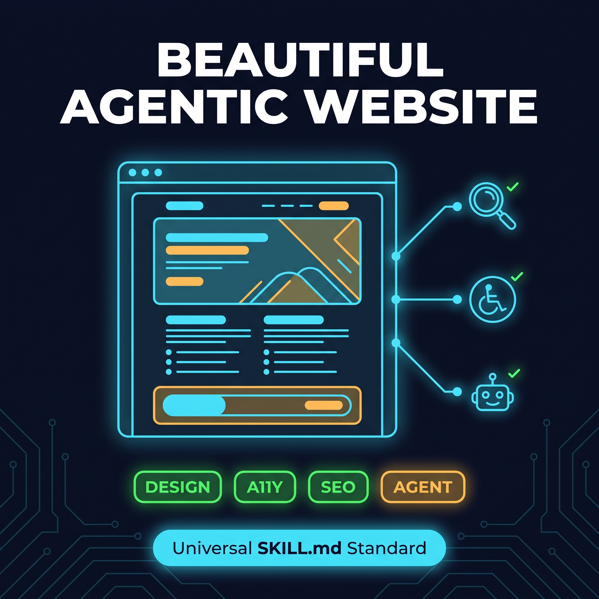 beautiful agentic website