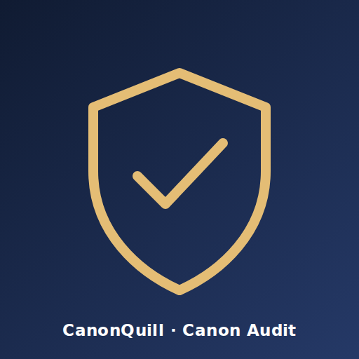 CanonQuill Canon Audit