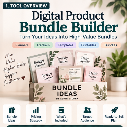 Digital Product Bundle Builder