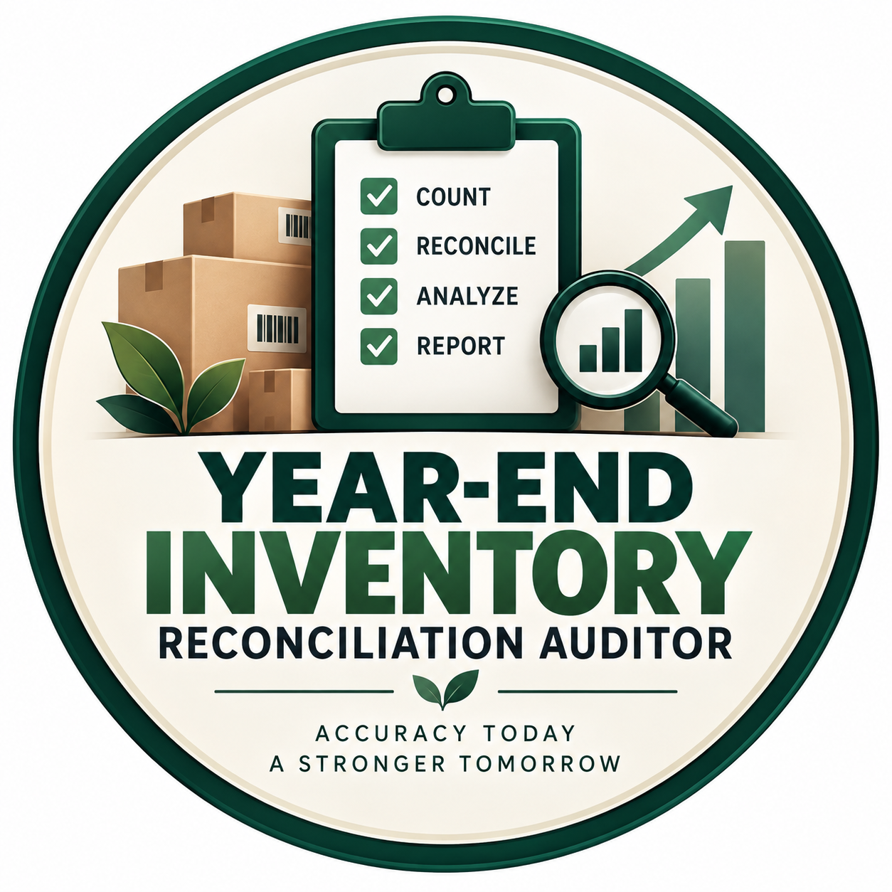 year end inventory reconciliation auditor