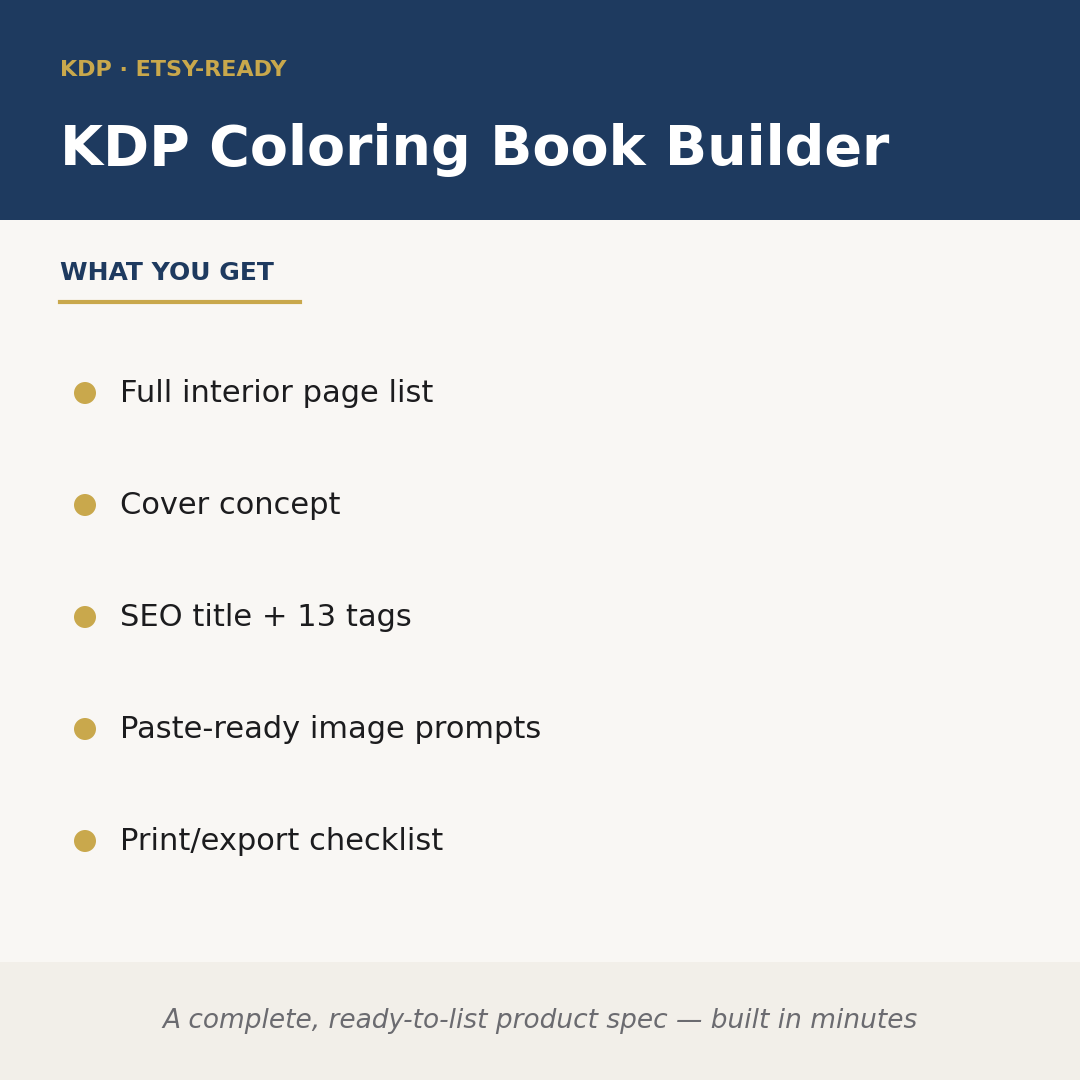 KDP Coloring Book Builder
