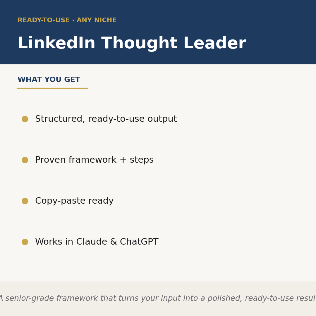 LinkedIn Thought Leader