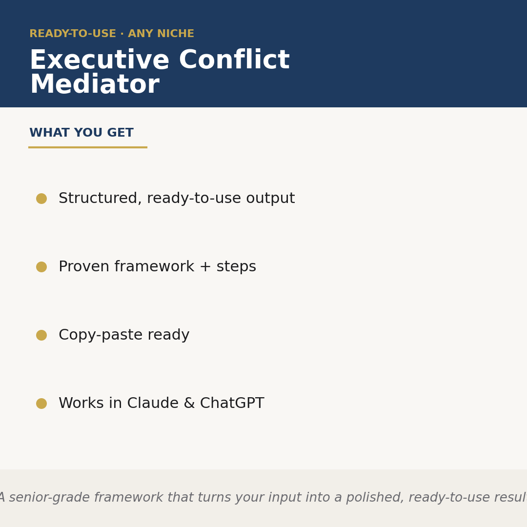 Executive Conflict Mediator
