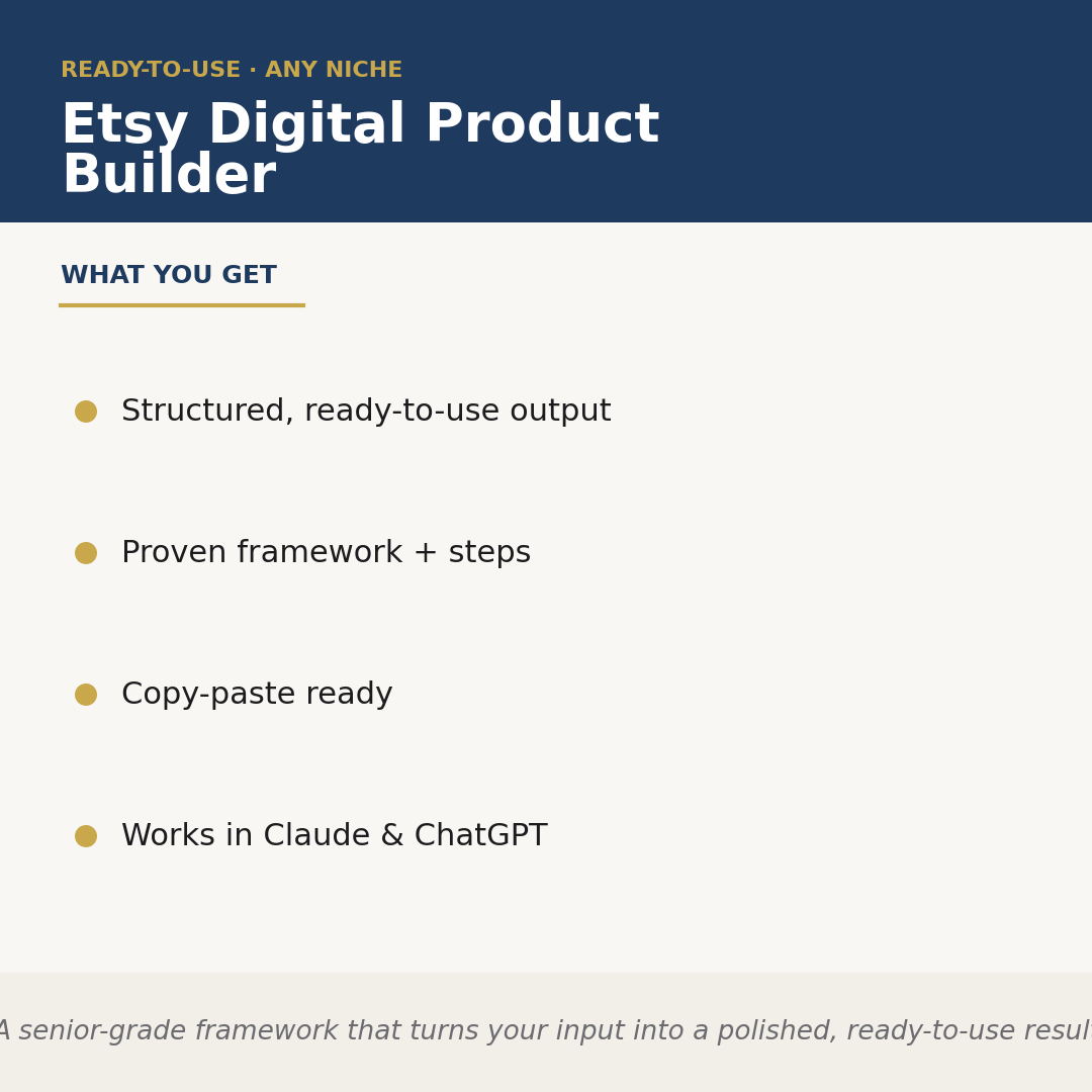 Etsy Digital Product Builder